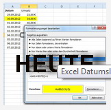 So markiert Excel den heutigen Tag in einer Datumsliste farbig für Sie