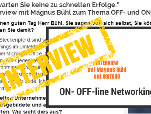 Interview Magnus Bühl AGITANO